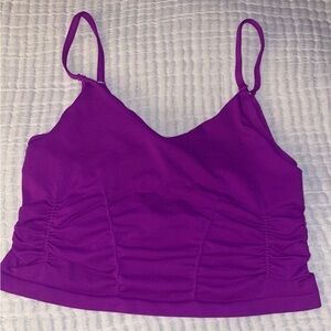 Good Karma Ruched Crop Tank